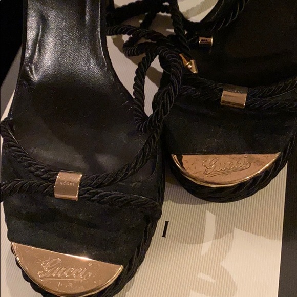 Gucci Shoes - Gucci rope heels NIB